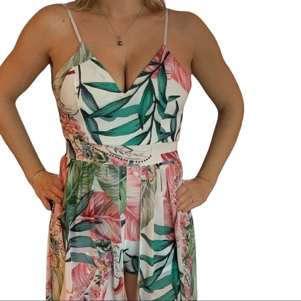 NWOT Combo floral dress short S - Picture 2 of 13